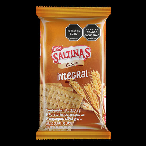 GALLETA SALTINAS INTEGRALES 9U 220.5